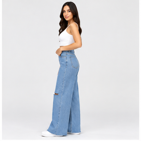 JEANS WIDE LEG