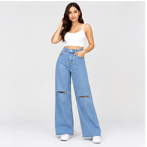 JEANS WIDE LEG